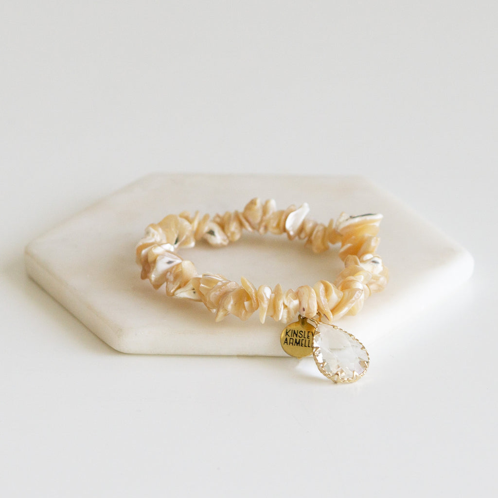 Tara Collection - Crystal Glass Drop Bracelet