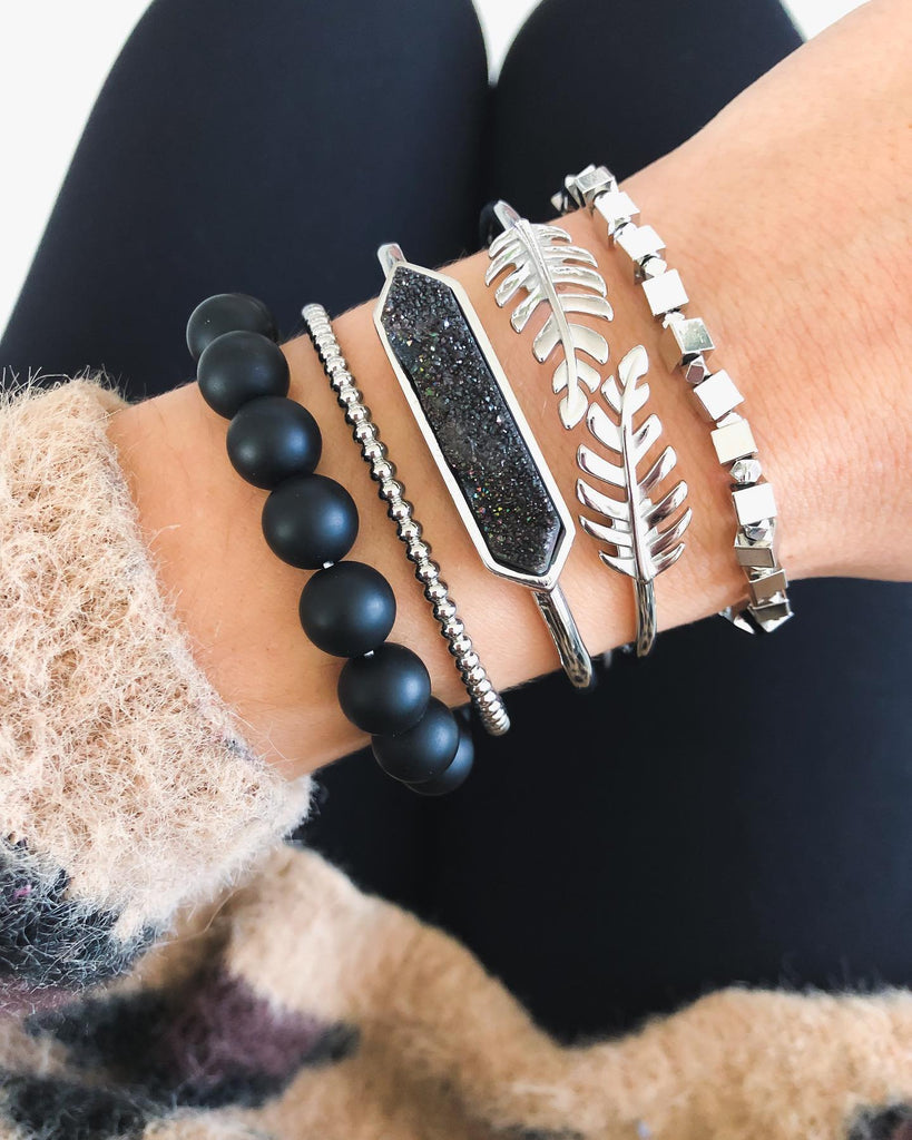 Silver Kaia Bracelet Stack