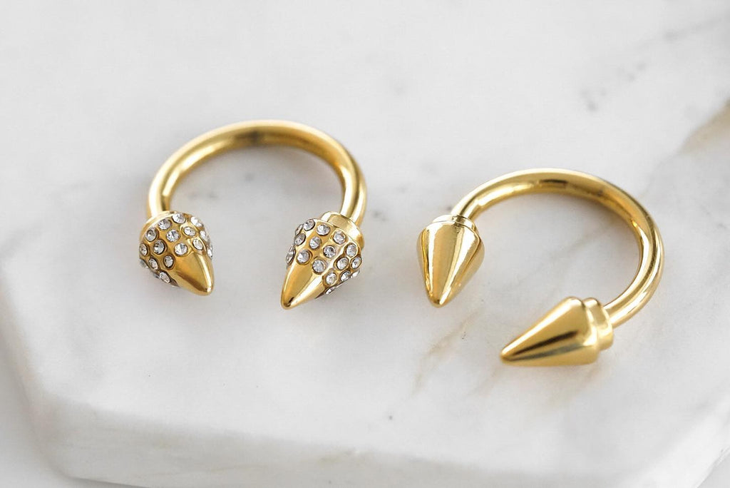Spike Collection - Gold Ring Set