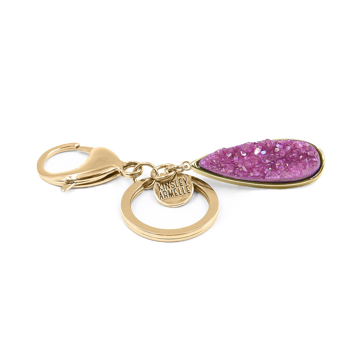 Accessory Collection - Magenta Quartz Drop Keychain (Limited Edition) (Wholesale)