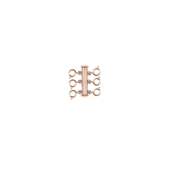 Accessory Collection - Rose Gold Triple Necklace Layering Clasp (Ambassador)