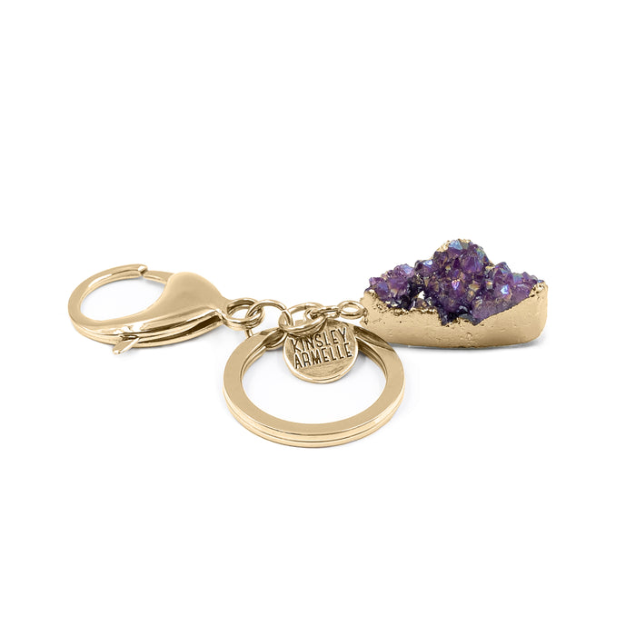 Accessory Collection - Royal Druzy Drop Keychain (Wholesale)