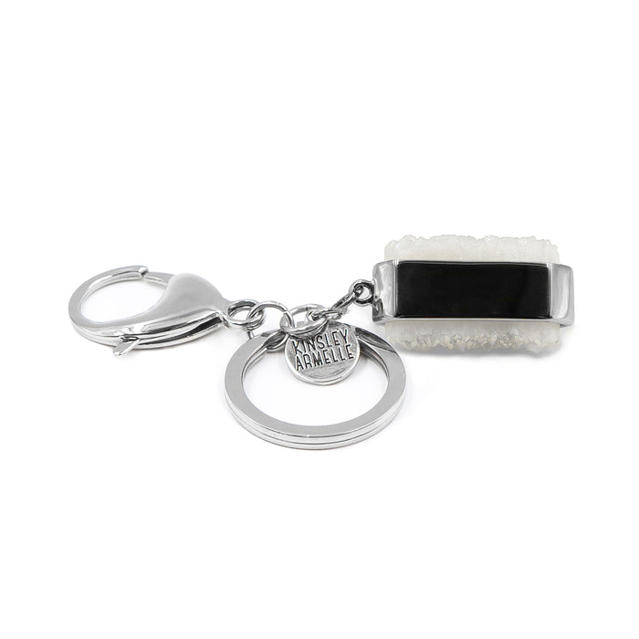 Accessory Collection - Silver Bangle Quartz Keychain (Wholesale)