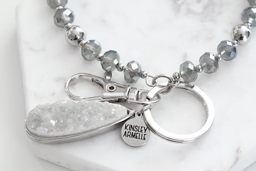 Accessory Collection - Silver Navy Keychain