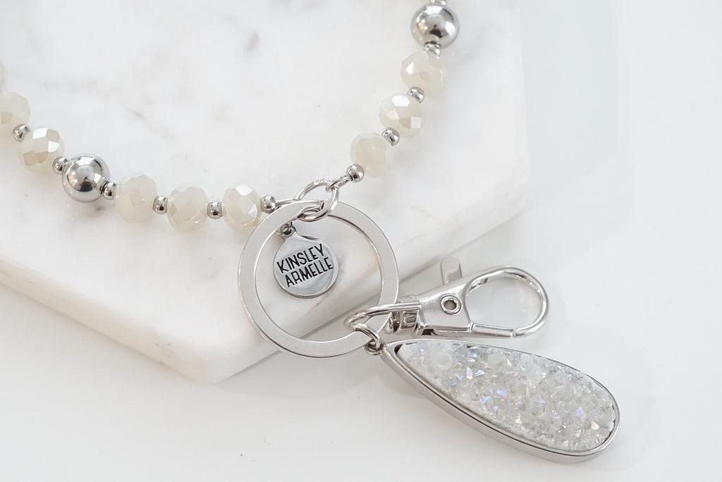 Accessory Collection - Silver Perla Keychain