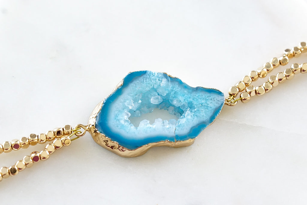 Agate Collection - Azure Bracelet