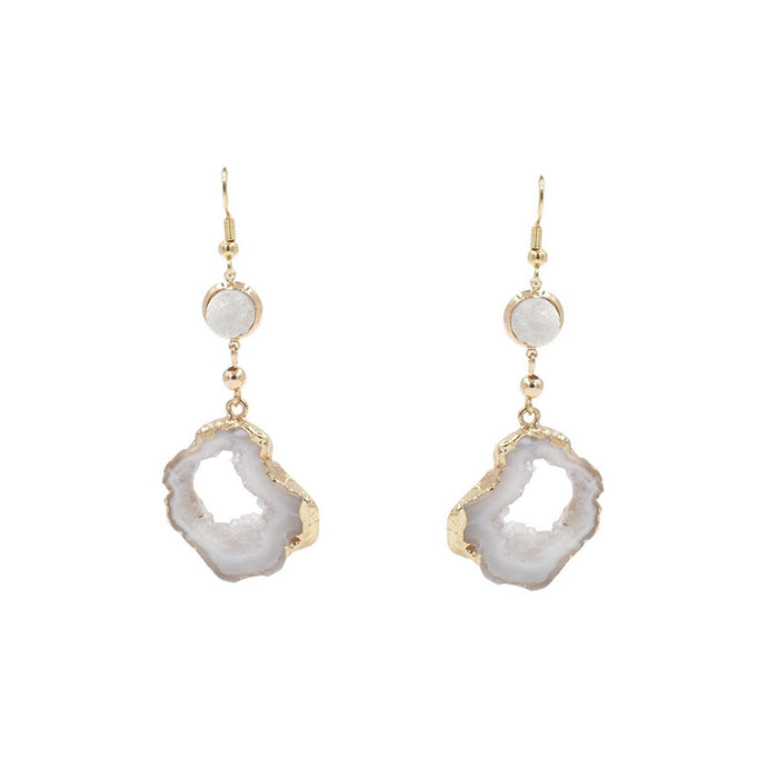 Agate Collection - Pearl Drop Earrings
