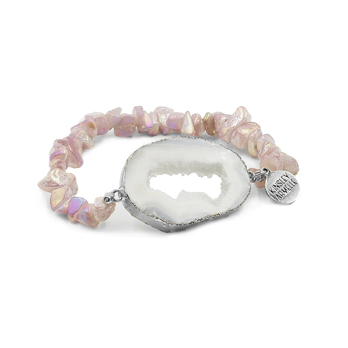 Agate Collection - Silver Alana Bracelet (Wholesale)