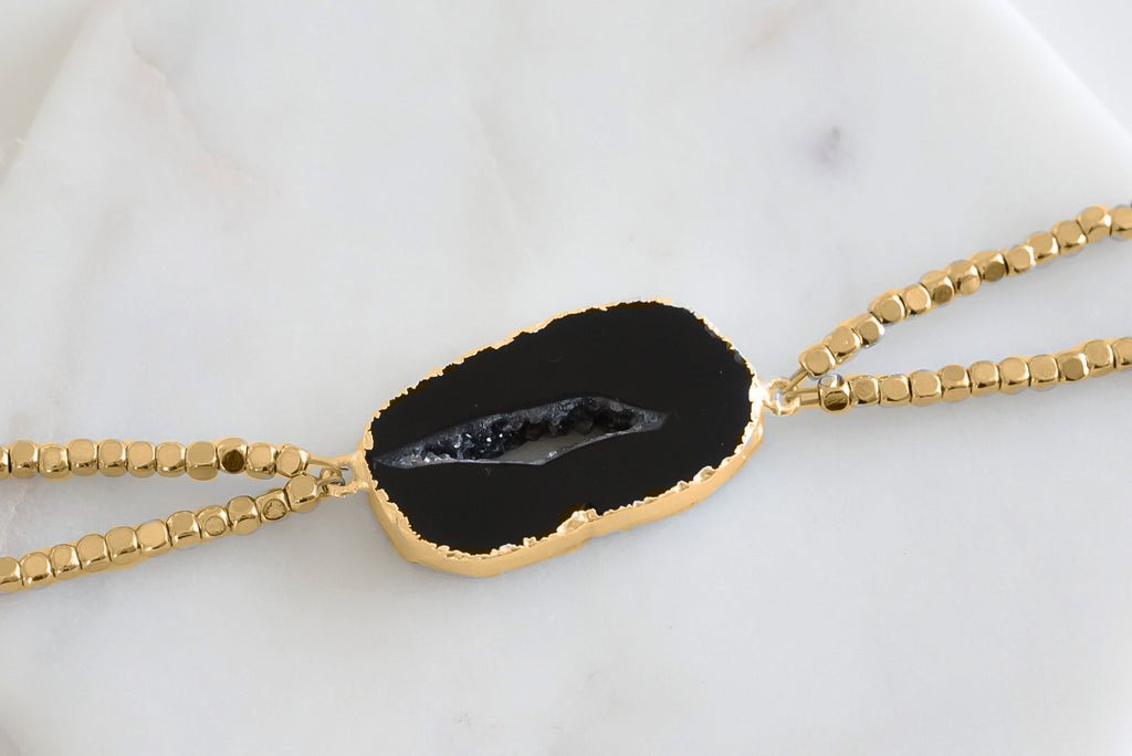 Agate Collection - Slate Bracelet