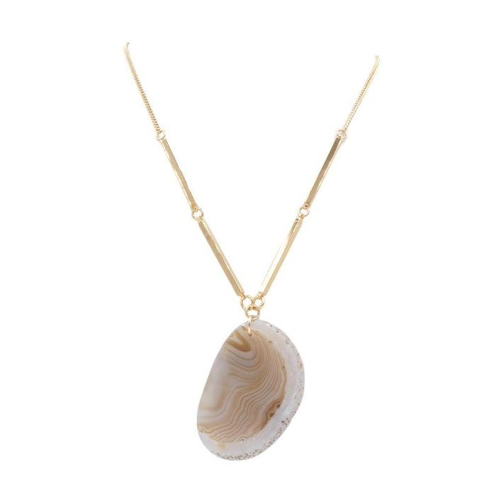 Agate Collection - Ashen Necklace (Wholesale) - Kinsley Armelle