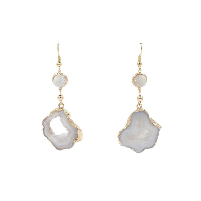 Agate Collection - Pearl Drop Earrings (Wholesale) - Kinsley Armelle