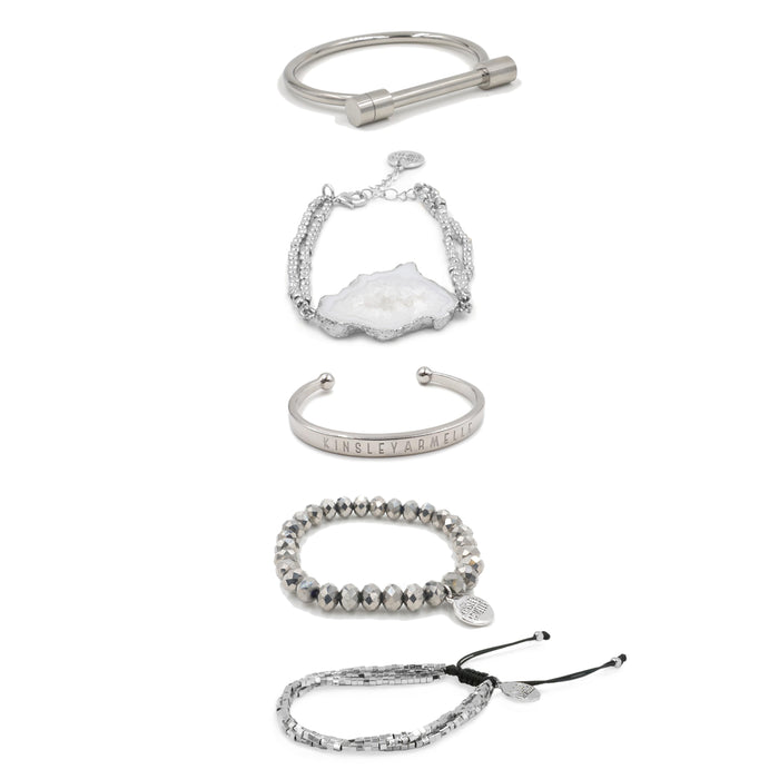Silver Aspen Bracelet Stack (Ambassador)