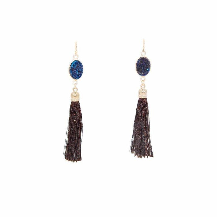 Fringe Collection - Aztec Drop Earrings (Ambassador) - Kinsley Armelle