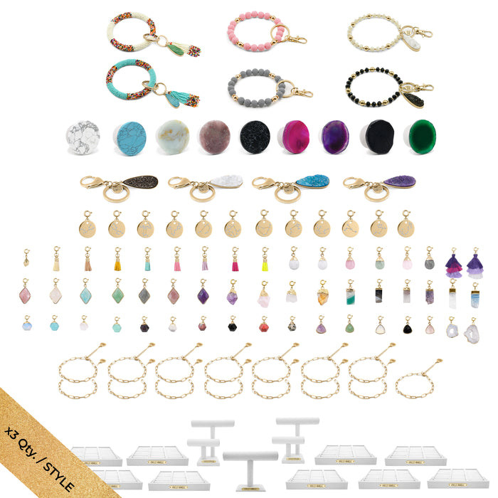 Business Staple Gold Accessory Wholesale Kit