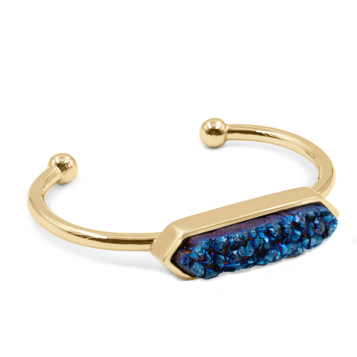 Bangle Collection - Ondine Blue Quartz Bracelet