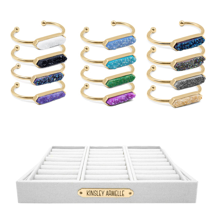 Bangle Collection Gold Quartz Bracelets Ambassador Kit
