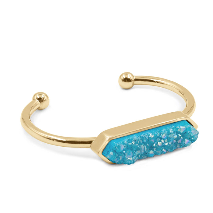 Bangle Collection - Azure Quartz Bracelet