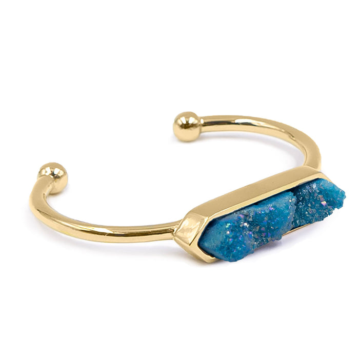 Bangle Collection - Azure Quartz Bracelet (Unique)