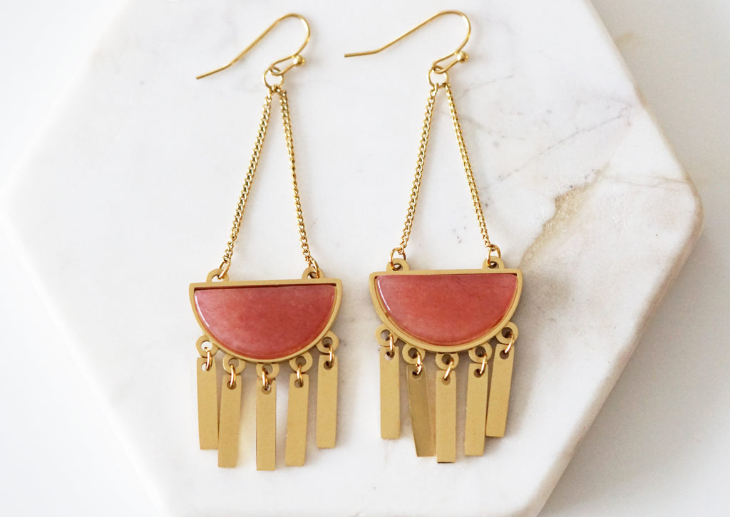 Bianca Collection - Aragonite Earrings (Limited Edition)