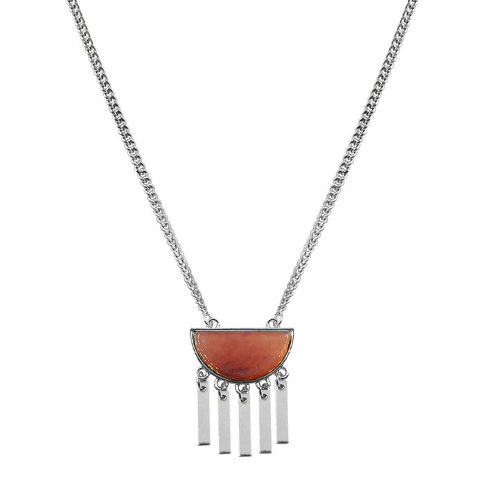 Bianca Collection - Silver Aragonite Necklace (Limited Edition) (Ambassador)