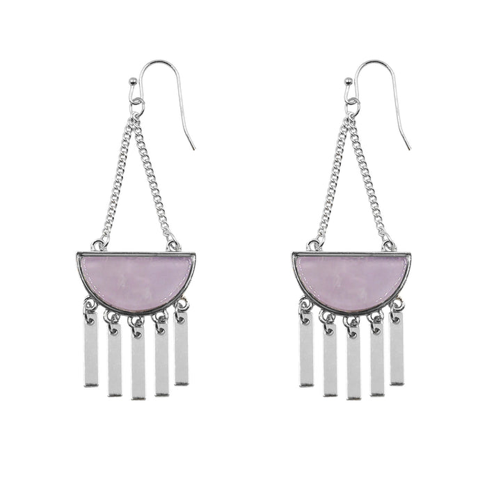 Bianca Collection - Silver Lilac Earrings (Limited Edition) (Wholesale)