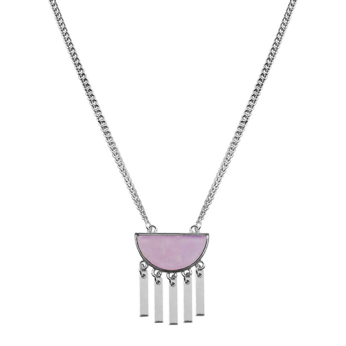 Bianca Collection - Silver Lilac Necklace (Limited Edition) (Wholesale)