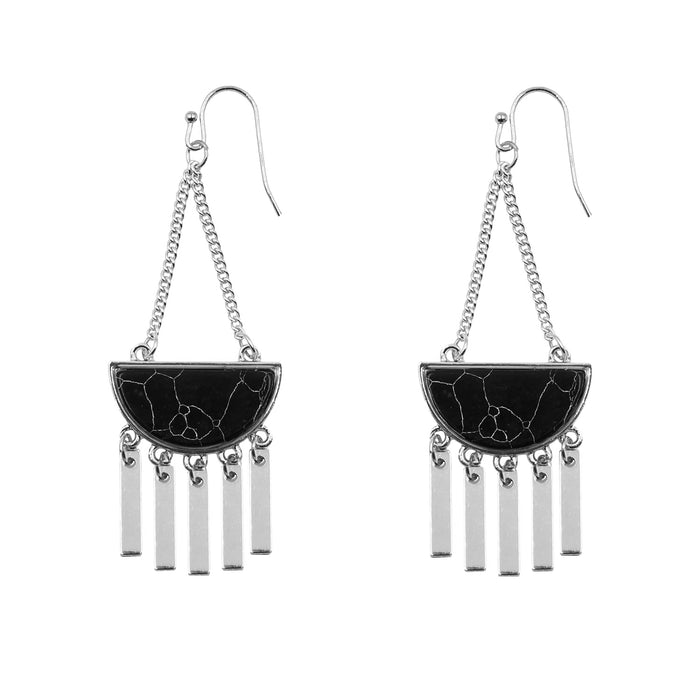 Bianca Collection - Silver Stella Earrings (Wholesale)