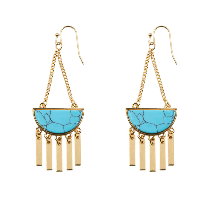 Bianca Collection - Turquoise Earrings (Wholesale)