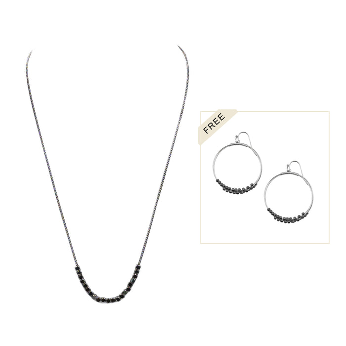 Black Chevelle Jewelry Set