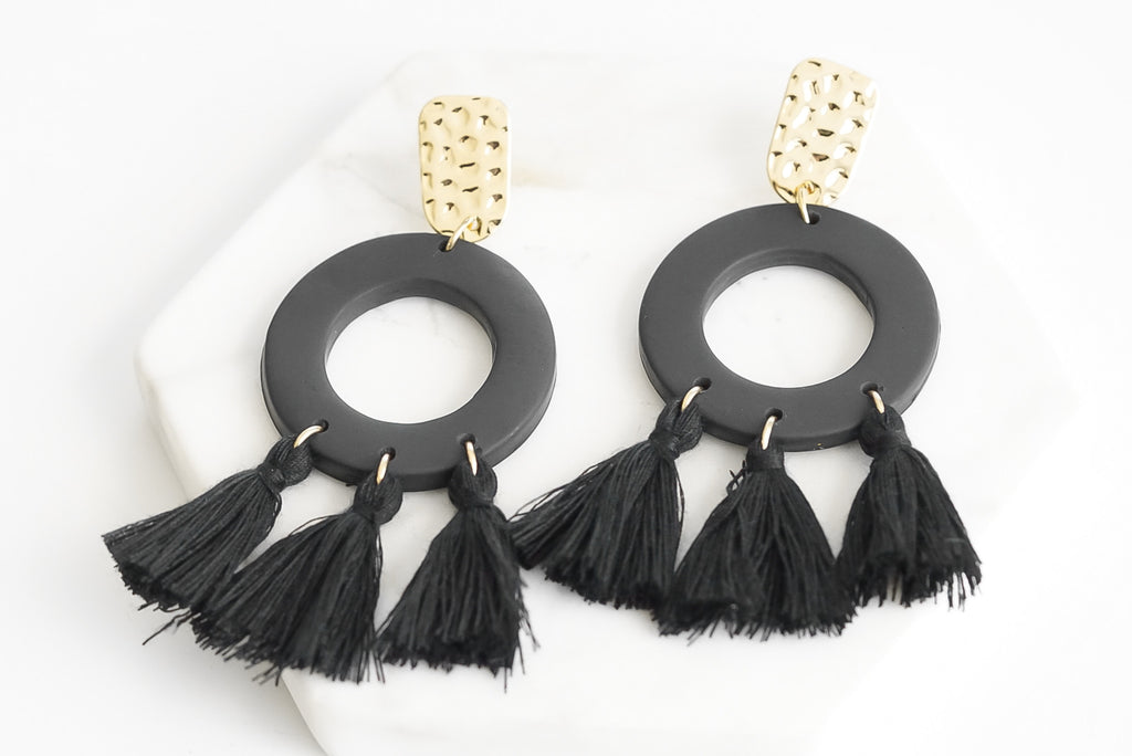 Cayman Collection - Raven Earrings