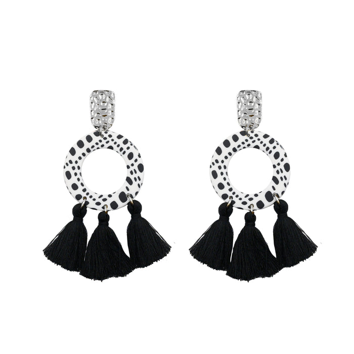 Cayman Collection - Silver Purdy Earrings