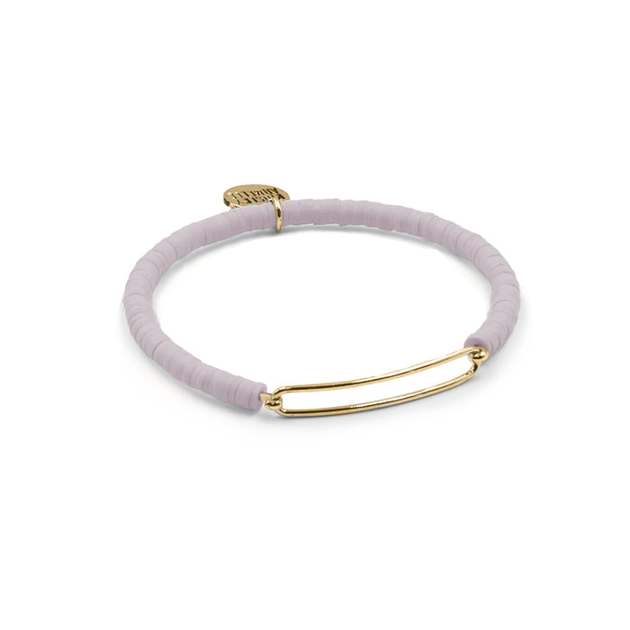 Charm Collection - Lilac Bar Bracelet (Wholesale)