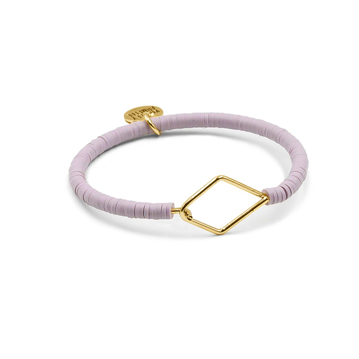 Charm Collection - Lilac Diamond Bracelet (Wholesale)