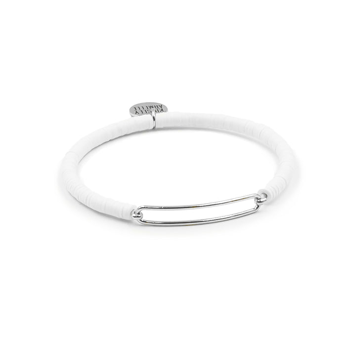 Charm Collection - Silver Ashen Bar Bracelet (Ambassador)
