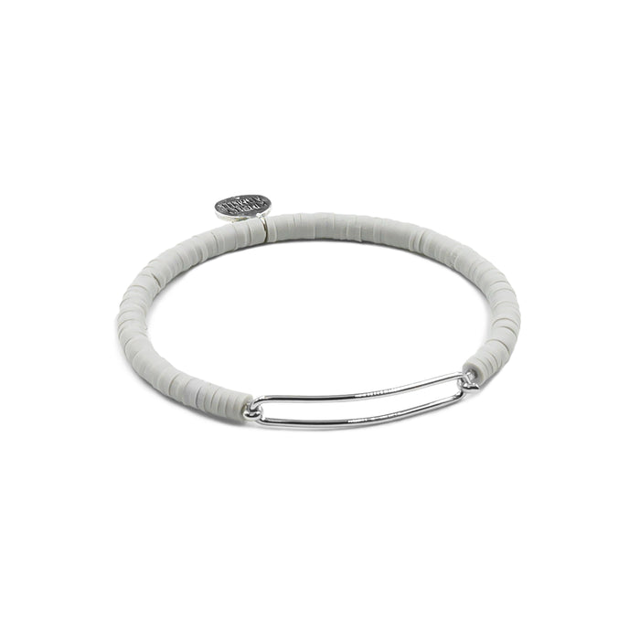 Charm Collection - Silver Misty Bar Bracelet