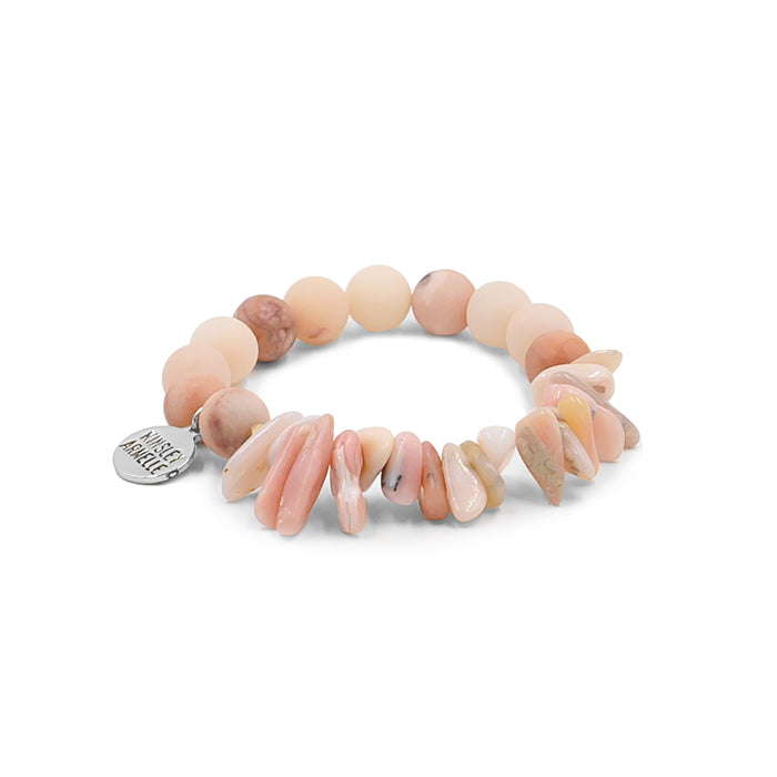 Chip Collection - Silver Coral Bracelet (Wholesale)