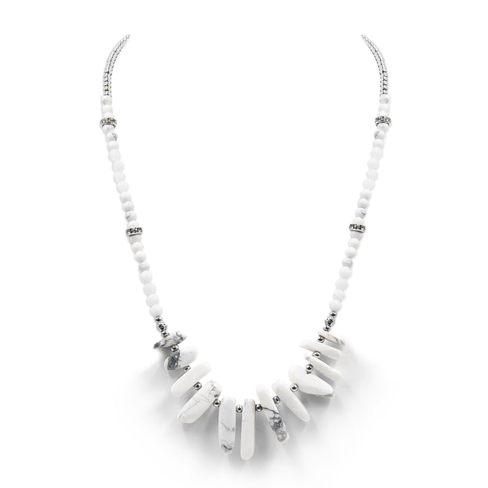 Chip Collection - Silver Pepper Necklace