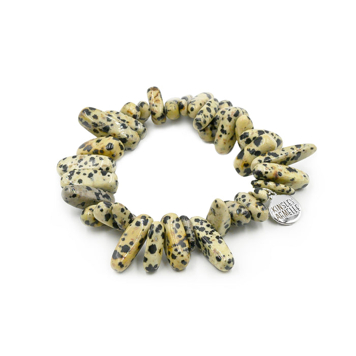Chip Collection - Silver Speckle Bracelet