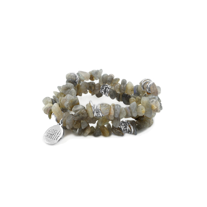 Cluster Collection - Silver Haze Bracelet (Wholesale)