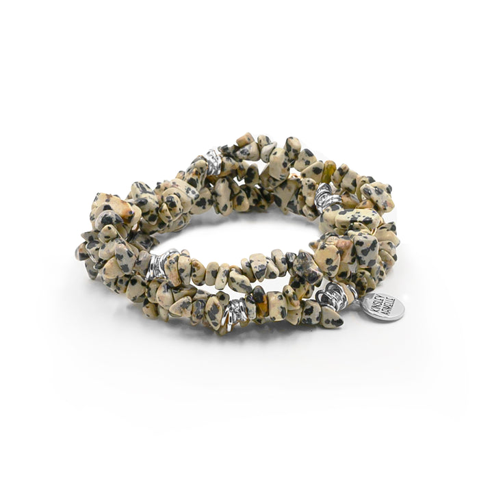 Cluster Collection - Silver Speckle Bracelet (Wholesale)