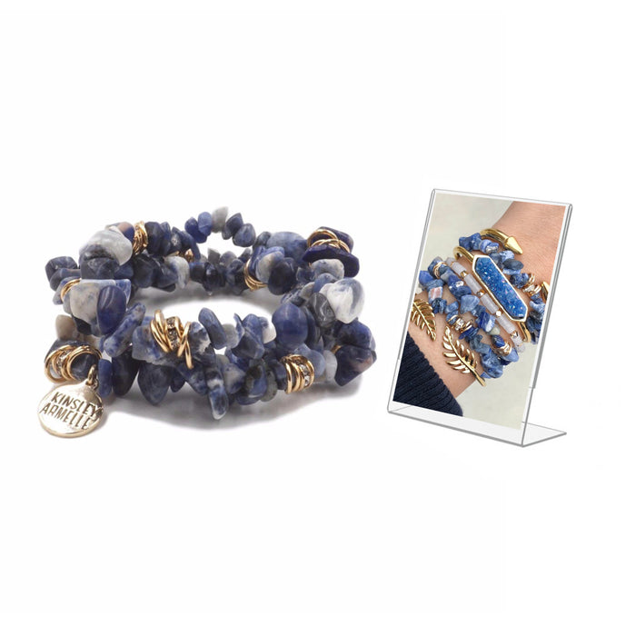 Cluster Collection - Indigo Bracelet (Wholesale)
