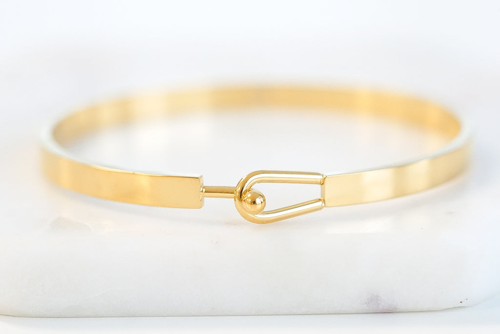 Cuff Collection - Gold Bracelet 4MM