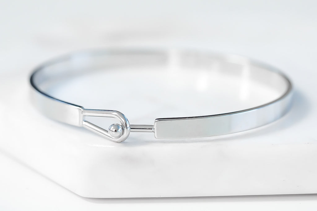 Cuff Collection - Silver Bracelet 4MM