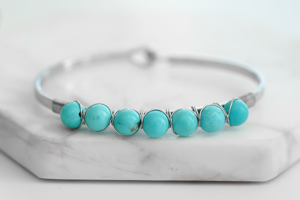 Cuff Collection - Silver Turquoise Bracelet