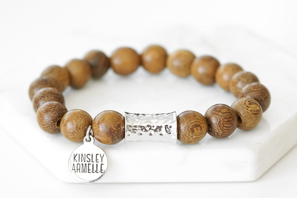 Cyprus Collection - Silver Timber Bracelet