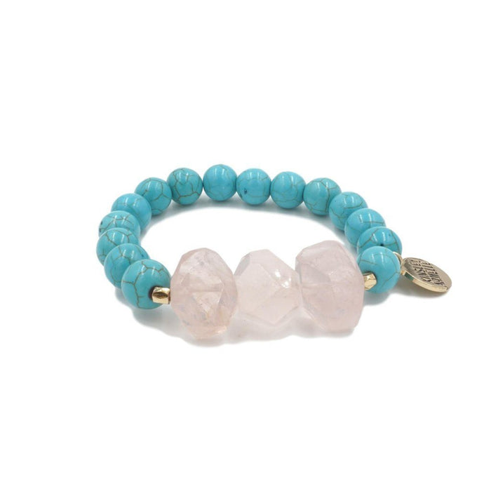 Mineral Collection - Aqua Marine Bracelet (Wholesale) - Kinsley Armelle