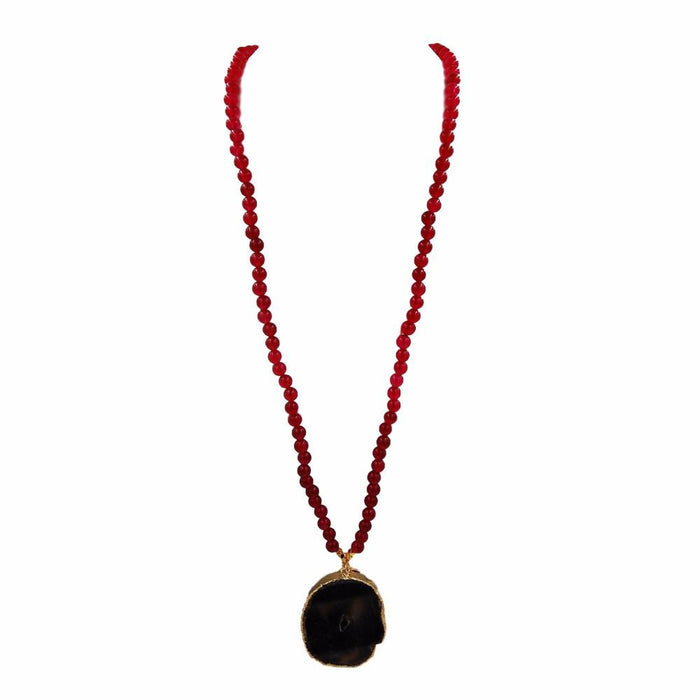 Onyx Collection - Ruby Necklace (Wholesale) - Kinsley Armelle