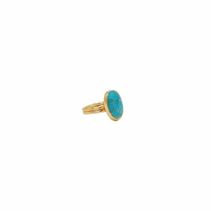 Turquoise Collection - Oval Ring (Wholesale) - Kinsley Armelle