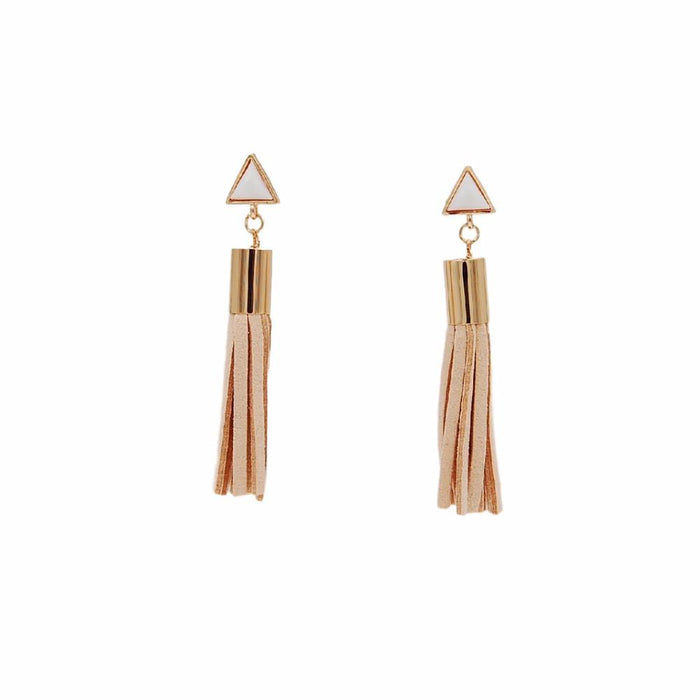 Tassel Collection - Tawny Drop Earrings (Ambassador) - Kinsley Armelle