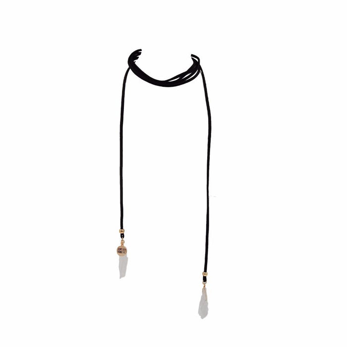 Wrap Collection - Raven Quartz Necklace (Wholesale) - Kinsley Armelle